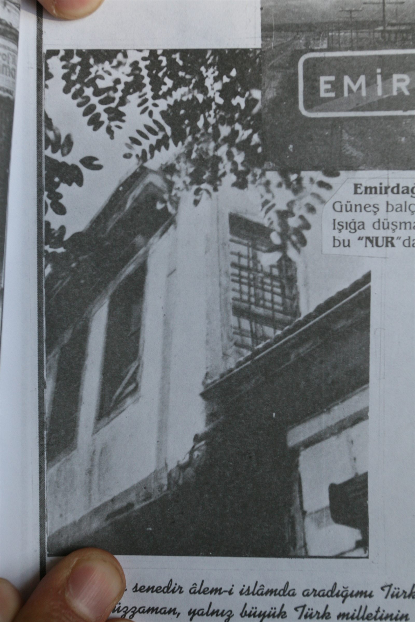 Emirdağ'da kaldığı ev